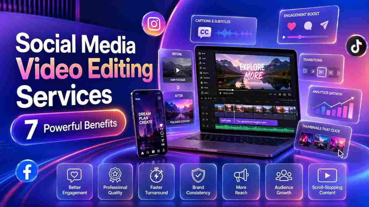 social media video editing services