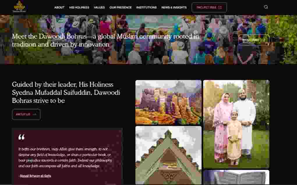 Technology website development project
